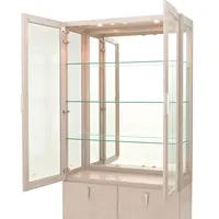 Buffet contemporain Aldeano - Texture à grain vertical et design à base de blocs
