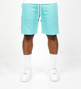 กางเกงขาสั้นครอปทรงหลวมของผู้ชาย,กางเกงกีฬาขาสั้นผ้าคอตตอนลำลองทรงตรงถักลำลองฤดูร้อน - Product Image 3