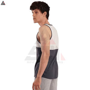 Service OEM, débardeurs de sport décontractés respirants pour hommes, stringer, musculation, fitness, tissu de haute qualité en coton/bambou - Product Image 5
