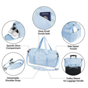 Sac de voyage unisexe à logo personnalisé Sacs de voyage imperméables nouvelle conception en promotion - Product Image 2