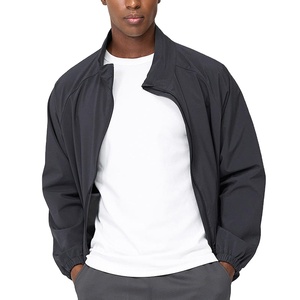 OEM Serviced Wholesale Men's Winter Windbreaker <b>Jackets</b> Breathable Quick Dry Design with Hooded Logo Custom Men's Lightweight - Product Image 3
