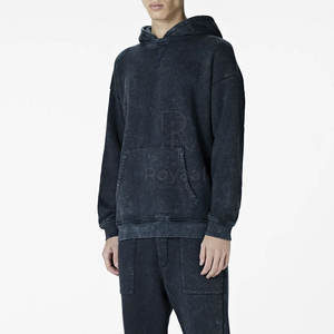 Sudaderas con capucha para hombre, cómodas, transpirables, estilo acid wash, en venta en línea, MOQ bajo, mejor precio. - Product Image 3