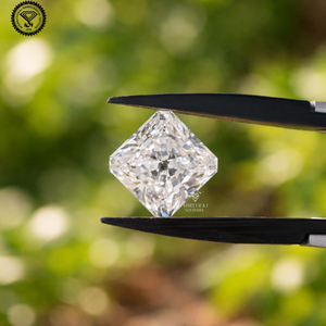 Diamante Cultivado en Laboratorio con Certificación IGI, Corte Radiante Cuadrado de 10 Quilates, Color E/F, Claridad VVS2, Corte Excelente, Brillo Premium, Diamante Suelto - Product Image 1