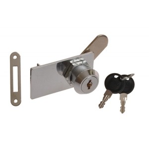 Serrure de porte en verre X-916 - Chrome - Product Image 1