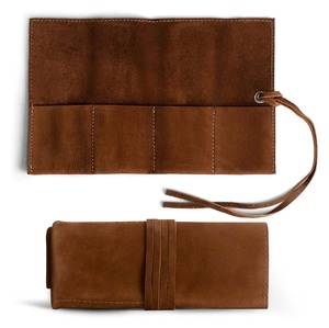 Premium Quality Customized Handmade Full Grain Leather <b>Watch</b> Roll Organizer with Suede Finish Holds <b>Watches</b> - Product Image 2