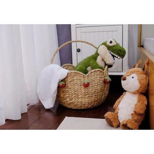 Cesta de Macramé con Diseño de Fresa, Decorativa, Hecha a Mano, para Almacenamiento, Compras, Cosméticos y Artículos Esenciales del Hogar, de la India - Product Image 5