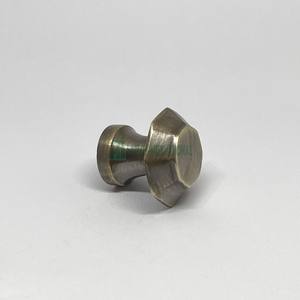 Bouton en laiton antique-Bouton en laiton massif Fabricant indien en gros Conceptions personnalisées Usinage de précision rond - Product Image 5