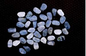 5 pièces cristal d'opale bleue naturelle de haute qualité 18-20MM taille énorme pierres précieuses brutes en vrac non traitées pour la fabrication de bijoux - Product Image 2