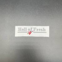 Étiquette de col personnalisée en polyester doux haute densité, tissée à plat, nouveau style, pour vêtements, sacs et chaussures pour hommes et femmes