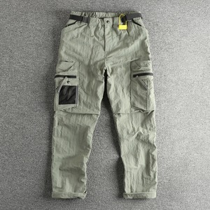 กางเกงวิ่งผู้ชายผ้าลินินผ้าฝ้ายสไตล์จีนกางเกงระบายอากาศสีพื้นกางเกงขายาว S-5XL ฤดูร้อนวันหยุดฤดูร้อน - Product Image 2