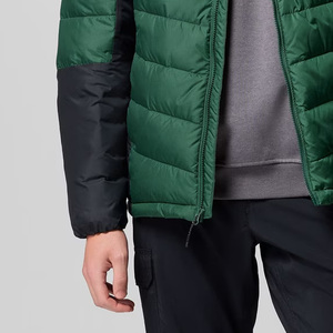 Trending High Quality Men's Zipper-Up <b>Puffer</b> <b>Jackets</b> With Customized Logo Printing And Hood / Color Block Design <b>Cheap</b> Rate 2026 - Product Image 2