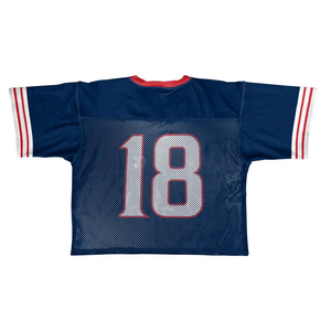 เสื้อลาครอสเวสเทิร์น 18 แบบตาข่าย คอวี แขนสั้น ระบายอากาศได้ดี เหมาะสำหรับผู้ใหญ่ ทั้งชายและหญิง ชุดกีฬา - Product Image 2