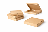 Boîte à emporter carrée écologique en carton kraft recyclé, résistante à la graisse, jetable, pour frites et poisson, impression quadricolore