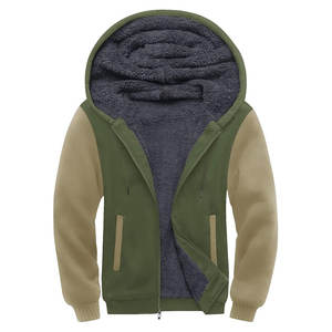 Vente en gros ODM/OEM de puls pour hommes et femmes sweat à capuche en polaire décontracté à fermeture éclair complète polyester/coton avec impression de logo personnalisé pour la saison d'hiver - Product Image 1