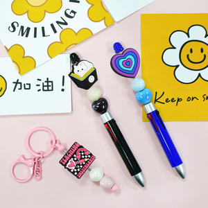 Manik-manik multi gaya Charm untuk pena pabrik Bulk pulpen manik-manik pesona untuk hadiah anak-anak manik-manik pena pesona lucu - Product Image 2