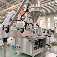 Machine de remplissage automatique de poudre sèche polyvalente pour l'alimentation, les cosmétiques, les produits chimiques, les aliments pour animaux, plusieurs types d'emballages
