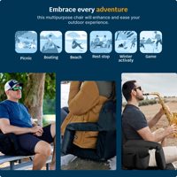 Chaise de sol extérieure pliable personnalisable de haute qualité siège de stade de sport pliant chaise de sport inclinable Portable