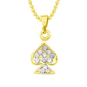 Kriaa 1203130B Austrian <b>Crystal</b> Pendant <b>Necklace</b> with Gold Plating 1203130B <b>Crystal</b> <b>Necklace</b> - Product Image 1
