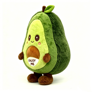 Peluche de aguacate personalizado, juguete de aguacate de peluche, lindo peluche de aguacate, peluche de fruta - Product Image 3