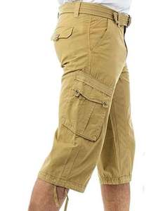 Shorts pour hommes 100% coton Logo personnalisé Shorts décontractés respirants pour hommes Respirant Haute qualité Service OEM Shorts pour hommes personnalisés - Product Image 2