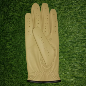 Gants de golf unisexes en cuir véritable souple avec fermeture à boucle et crochet antidérapante, couleur personnalisée, broderie, équipement de sport professionnel - Product Image 2