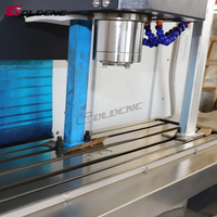 Machine de fraisage verticale CNC à 3 axes de haute précision GOLDCNC XK7126 avec commande Fanuc, broche BT40, broche simple