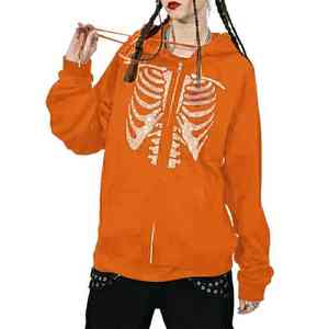 Sweat à capuche personnalisé avec strass glacés, style goutte de cristal scintillante, polaire chaud, confortable, tendance, streetwear d'hiver - Product Image 3