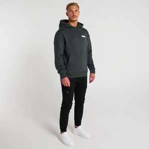 เสื้อฮู้ดดี้ผู้ชายทรงโอเวอร์ไซส์แบบซิป ผ้าฟลีซคอตตอน 100% คุณภาพสูง น้ำหนักเบา ระบายอากาศได้ดี พิมพ์ลายพัฟ สำหรับฤดูใบไม้ร่วง เป็นมิตรกับสิ่งแวดล้อม - Product Image 4