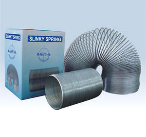 Forme de vague Helix Silinky RWS-20 Pour démontrer le mouvement des vagues Bobine hélicoïdale de fil d'acier trempé à section plate - Product Image 6