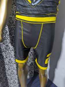 Sudadera de Compresión Personalizada para Entrenamiento de Fútbol Americano 7 contra 7 para Hombre, con Mangas Cortas, Ajuste Perfecto para Ropa de Equipo - Product Image 6