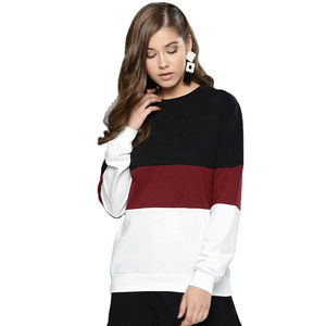 Mejor fabricante al por mayor de talla grande de las mujeres de cuello redondo Sudadera con logotipo personalizado Unisex de manga larga de gran tamaño sudadera de las mujeres - Product Image 1