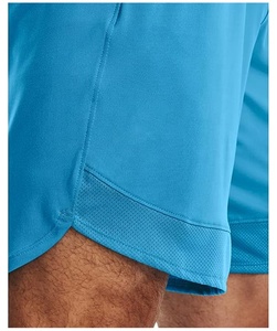 กางเกงขาสั้นออกกำลังกายในยิมของผู้ชายกางเกงขาสั้นเล่นกีฬาผ้าสแปนเด็กซ์ลายพื้นแบบระเหิดสำหรับวิ่งจ๊อกกิ้ง - Product Image 5