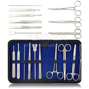 Kit de estudiante de medicina avanzada 9 Instrumentos de acero inoxidable de alta calidad para estudios veterinarios de biología botánica de anatomía - Product Image 1