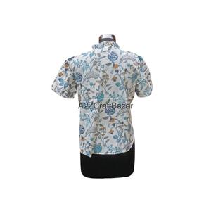 ชุดเดรสคอกลมผ้าฝ้าย100% สไตล์วินเทจทำด้วยมือเสื้อพื้นเมืองแขนสั้นครึ่งท่อนความยาวสั้นขนาดใหญ่พิเศษของผู้หญิง - Product Image 5
