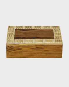 Caja con incrustaciones de resina de madera hecha a mano Almacenamiento de joyas personalizado Diseño decorativo Great Keekes - Product Image 3