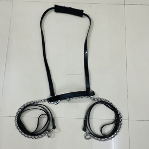 Nuevo Material de PVC resistente Bling SHOW Halter Cadena de color plateado completo Productos ecuestres Moda Impermeable Personalizado - Product Image 3