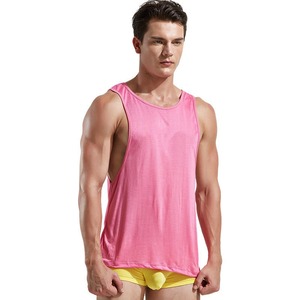 Débardeur d'été 100% coton pour hommes T-shirt décontracté de haute qualité Gym Fitness avec décoration à séchage rapide et impression - Product Image 2