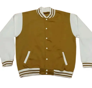 High Quality <b>Winter</b> Breathable Eco-Friendly Men's Cow Skin Varsity <b>Jacket</b> Comfortable Custom Color Size Logo Letter <b>Waterproof</b> - Product Image 3