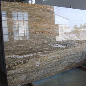 Vente Tendance de dalles de granit doré impérial de qualité supérieure carreaux de luxe en pierre naturelle pour salon revêtement mural intérieur salle de bain - Product Image 3