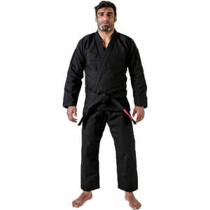 เครื่องแบบ BJJ ผ้าฝ้าย100% น้ำหนักเบาผลิตในปากีสถานพร้อมโลโก้ด้านหน้า - Product Image 2