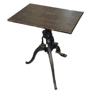 Classic Coffee <b>Table</b> Round Faux <b>Marble</b> Blue Top With Brass Rim <b>Black</b> Iron Pedestal Base Grade Indoor Outdoor Dining Furniture - Product Image 5