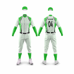 Mejor venta al por mayor de los hombres con cuello en V Jersey de béisbol transpirable sublimación Logo camisetas equipo en blanco uniforme conjuntos mejor calidad con OEM - Product Image 2