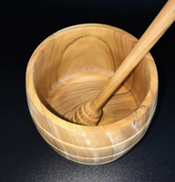 Cucharón para Miel de Madera de Acacia Ecológico y Personalizable - Diseño Clásico Moderno y Duradero, Solo Lavar a Mano, Alta Calidad Natural