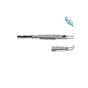 Fórceps Stevens Iris de acero inoxidable de alta calidad, fabricante y exportador de instrumentos quirúrgicos curvos de 11cm - Product Image 6