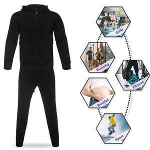 Sudadera con capucha para hombre a prueba de viento, conjunto de 2 piezas, transpirable, con logotipo bordado personalizado, conjuntos para correr, chándales para hombre, chándales Unisex - Product Image 5