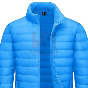 OEM Mens Quilted Bubble Jacket Lightweight Insulated Puffer <b>Coat</b> with 4 Practical Pockets Water Resistant Windproof Travel - Product Image 2