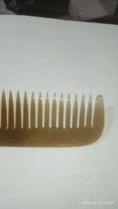 Peine de Cuerno Natural Impermeable Hecho a Mano, Arte Popular Rústico, Color Aleatorio, Masaje de Barba, Peines Multiusos, Tamaño Personalizado de Fábrica - Product Image 6