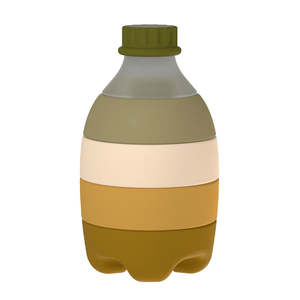 Hot Sale OEM ODM New Arrival BPA Free Food Grade Soda Bottle Baby Silicone Stacking Toys Wholesale Educational <b>Gift</b> Safe - Product Image 2