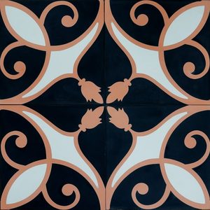 Azulejos de cemento de porcelana esmaltada con patrón Floral de 600x600mm al por mayor para cocina sala de estar pared Exterior decoración de suelo de Hotel - Product Image 5