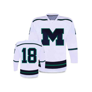 Jersey de Hockey sobre Hielo de Alta Calidad - Nuevo Modelo Popular, Ropa de Equipo Personalizable con Nombre de Equipo, Material de Poliéster/Algodón, Servicios OEM/ODM - Product Image 4